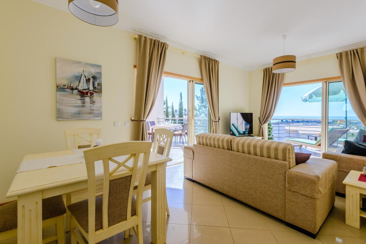 Bnb Homes Ocean View Apartment With Huge Sunny Terrace, 2 Swimming Pools & Tennis Court Albufeira Luaran gambar
