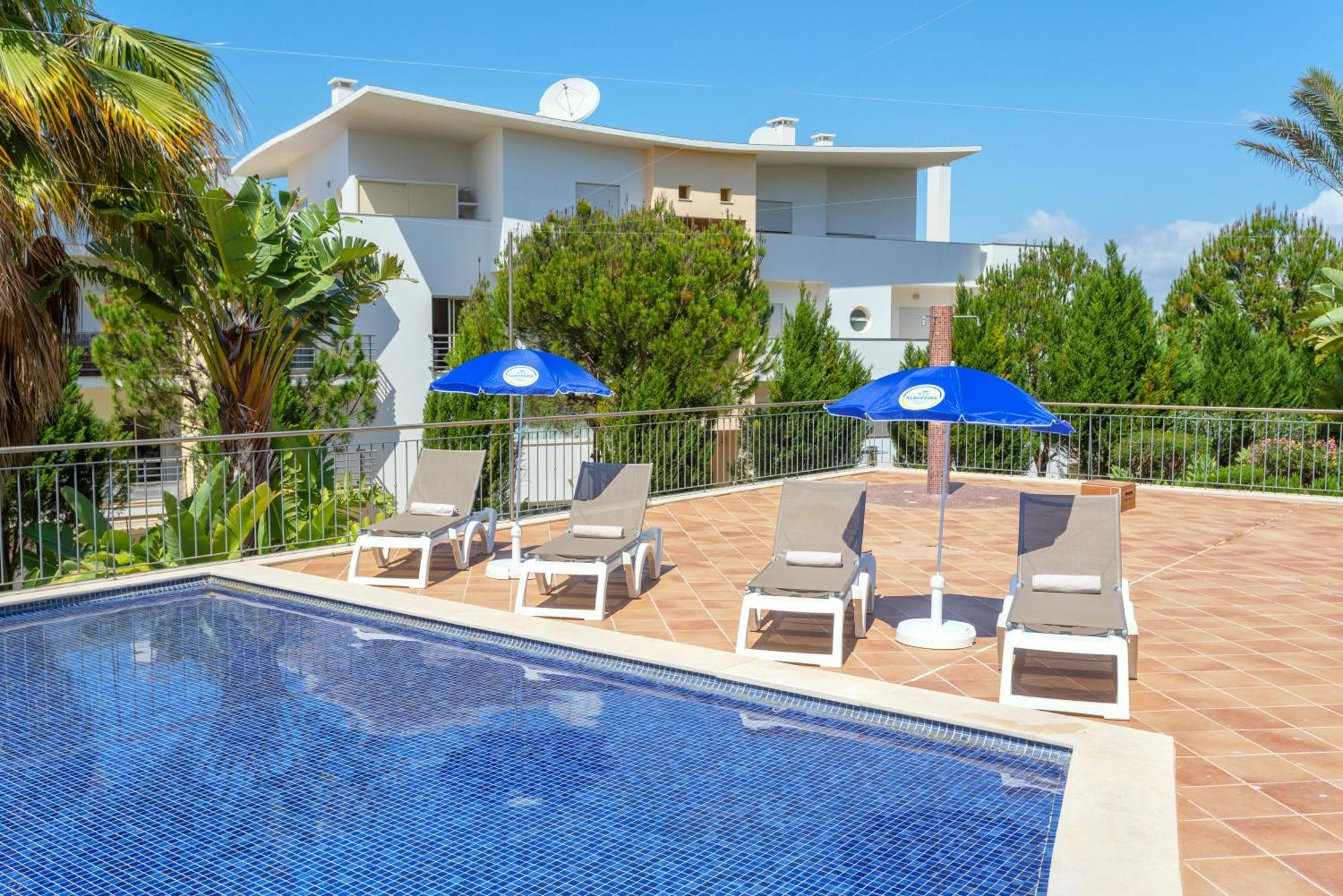 Bnb Homes Ocean View Apartment With Huge Sunny Terrace, 2 Swimming Pools & Tennis Court Albufeira Luaran gambar